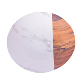 Round Bowl - Marble & Brown